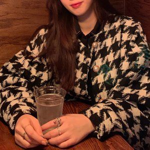 Storets Houndstooth Classic Tweed Jacket